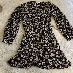 Floral Wrap Dress